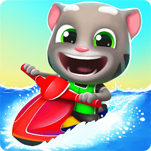 talking tom jetski game